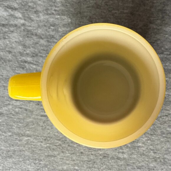 Fire-King Ware Yellow Brown Ombre Coffee Cup - Picture 5 of 7